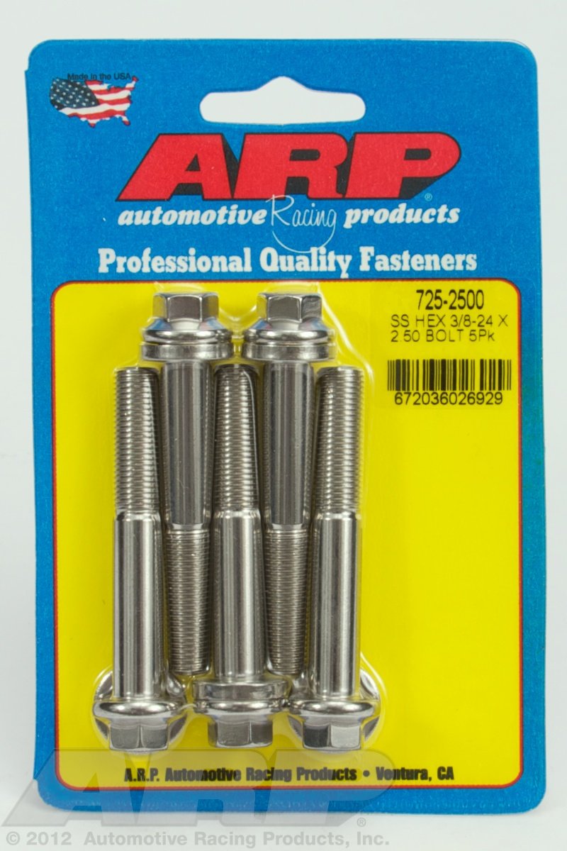 Hex Bolt ARP (725-2500), Stainless Steel