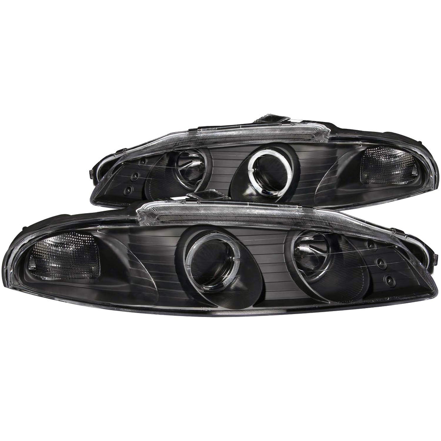 Halo Anzo USA 121377 Black Projector Headlight