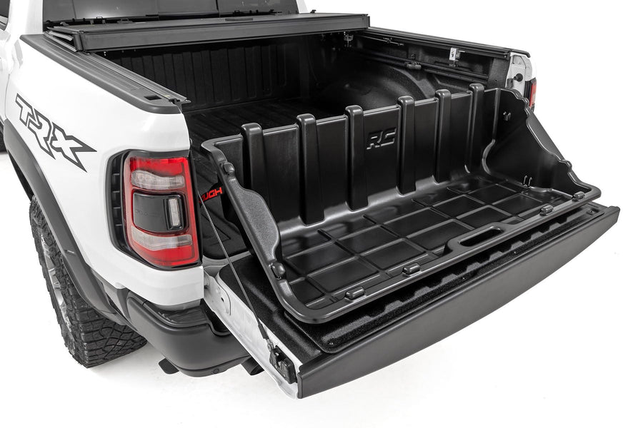 56" Rough Country Slide-Out Truck Bed Cargo Box - Heavy-Duty, Weather-Resistant Truck Organizer for Full-Size Beds, Easy Tailgate Access