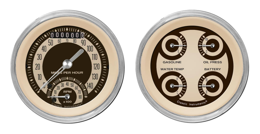 Nostalgia VT Series Classic Instruments 2 Gauge Package
