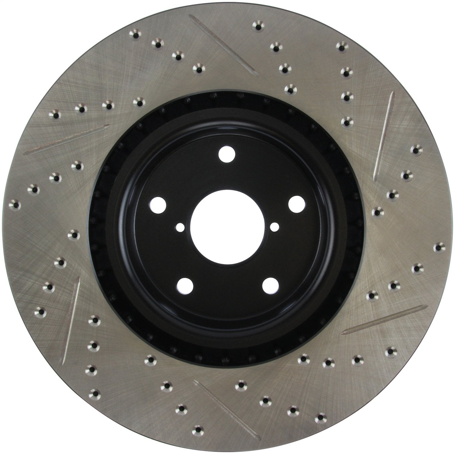 Front Right StopTech 127.47022R Automotive Replacement Drilled and Slotted Disc Brake Rotor Fits Select 2005-2014 Subaru Impreza, 2013-2017 Subaru WRX STI