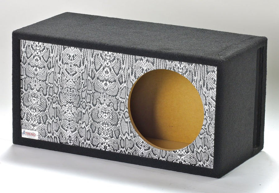 Atrend 12LSVBB-Reptile Style GFX Series Single Vented SPL 12" Subwoofer Enclosure
