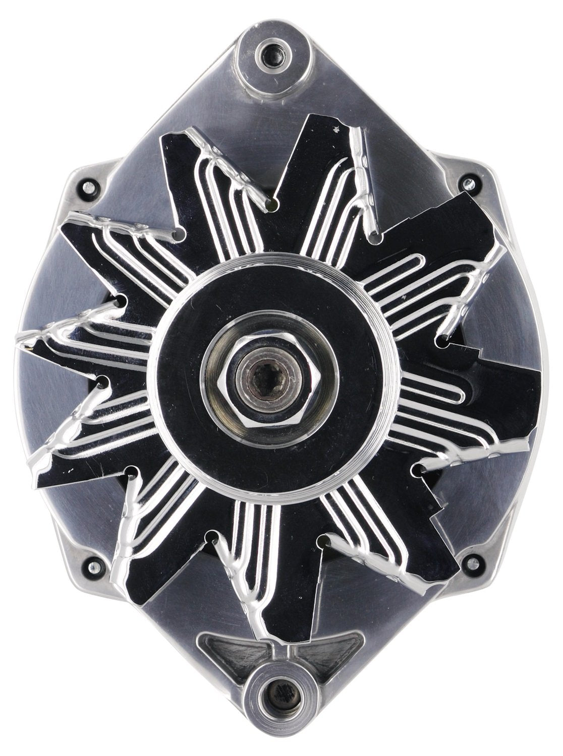 Alt GM Powermaster 12SI Polish 100A 1V Pulley 1 or 3 Wire