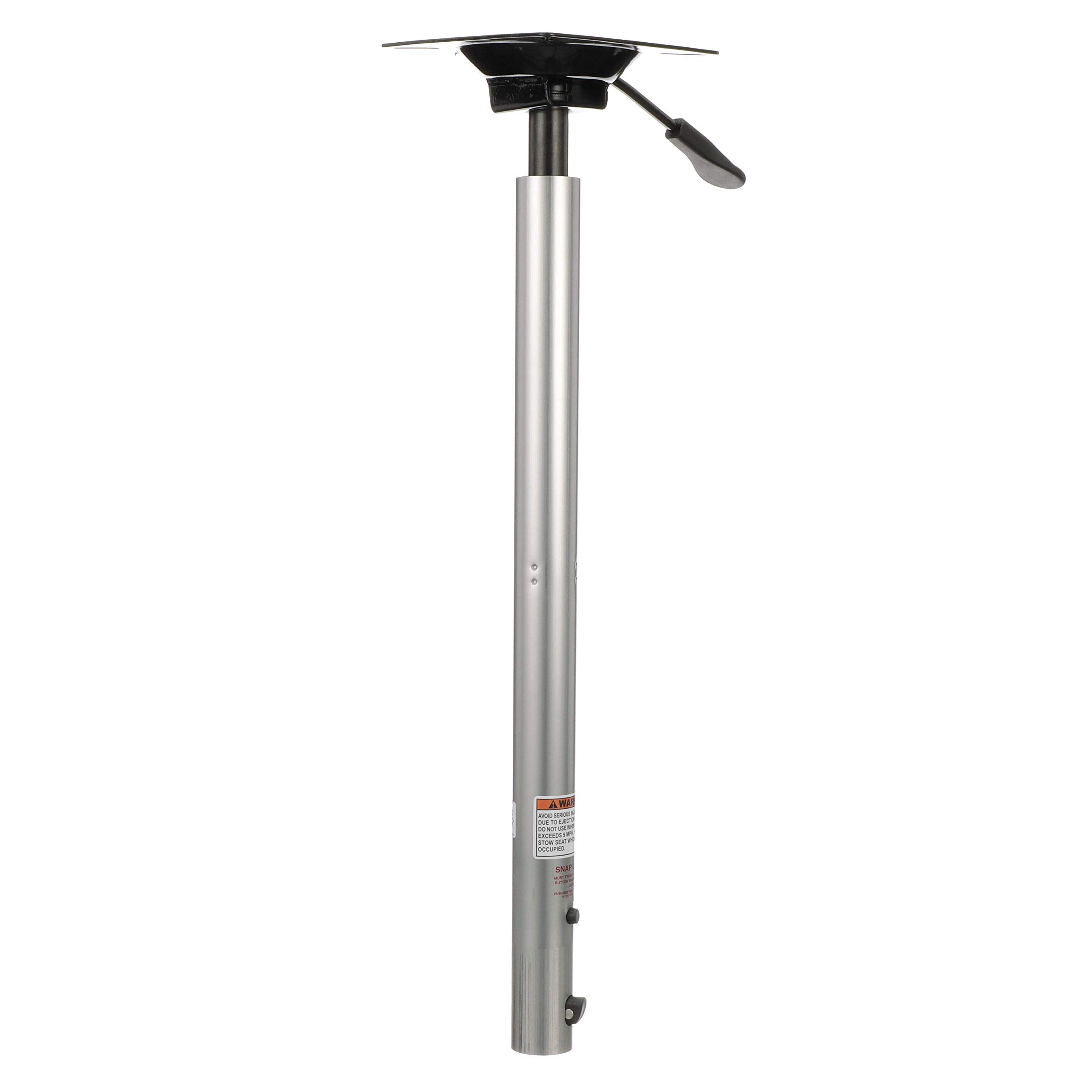 Snap-Lock Attwood SP-39204 1.77-Inch Post, Adjustable Height, 24 to 30 Inches High, Power Pedestal, Integrated Seat Mount