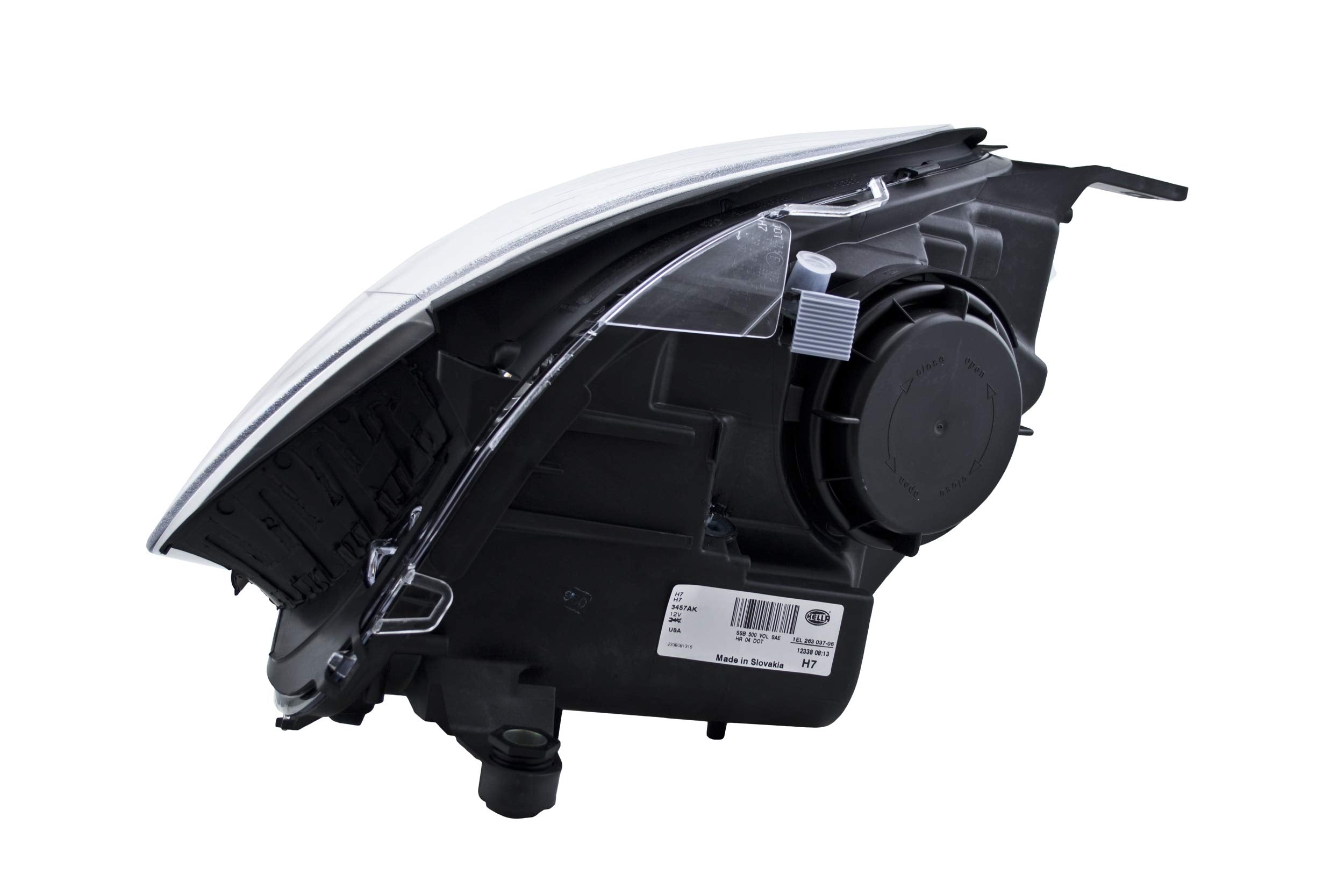 Passenger Side HELLA 263037061 Headlight Assembly, Mercedes-Benz R-Class (W251, V251), Multi