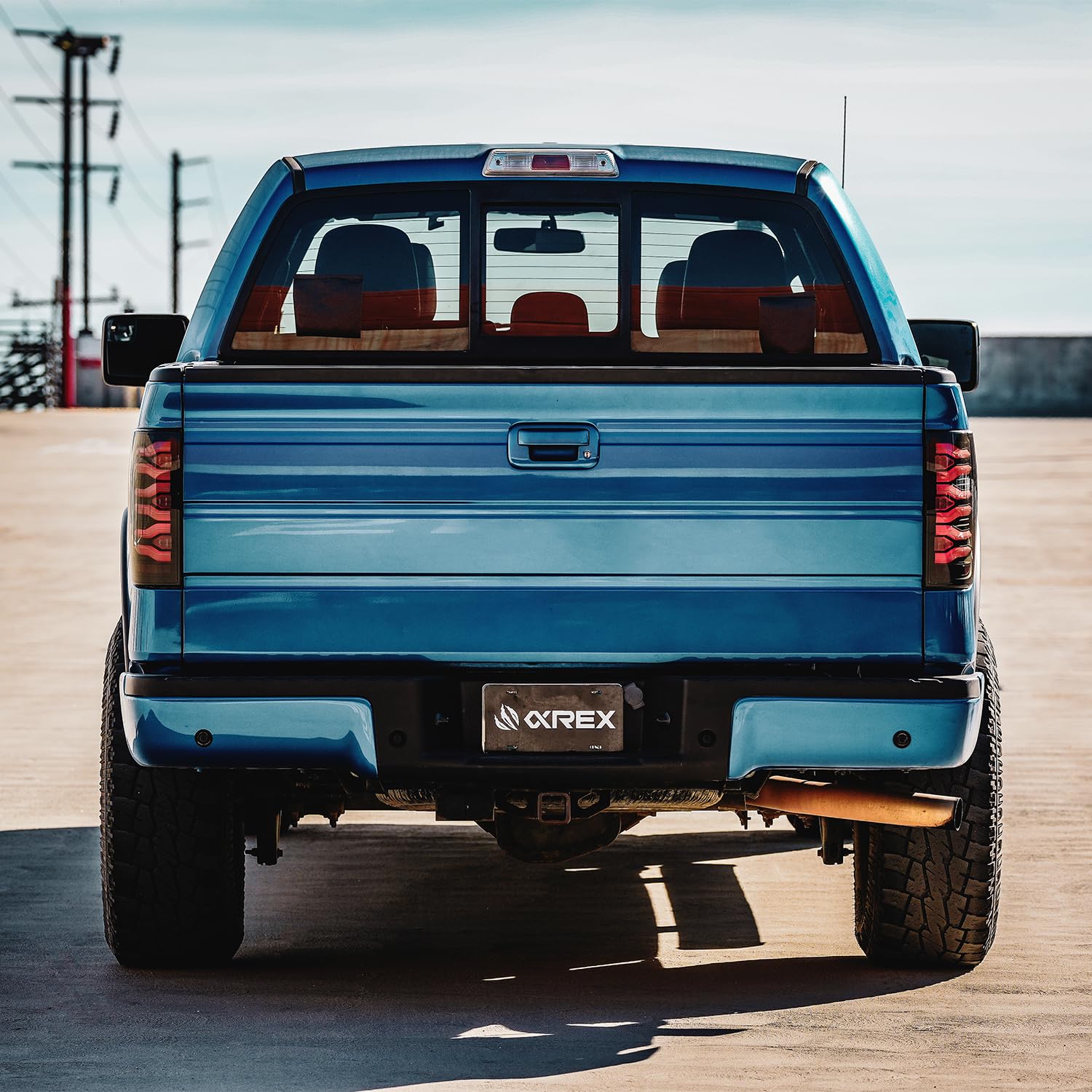 09-14 F150 AlphaRex LUXX-Series LED Tail Lights Black