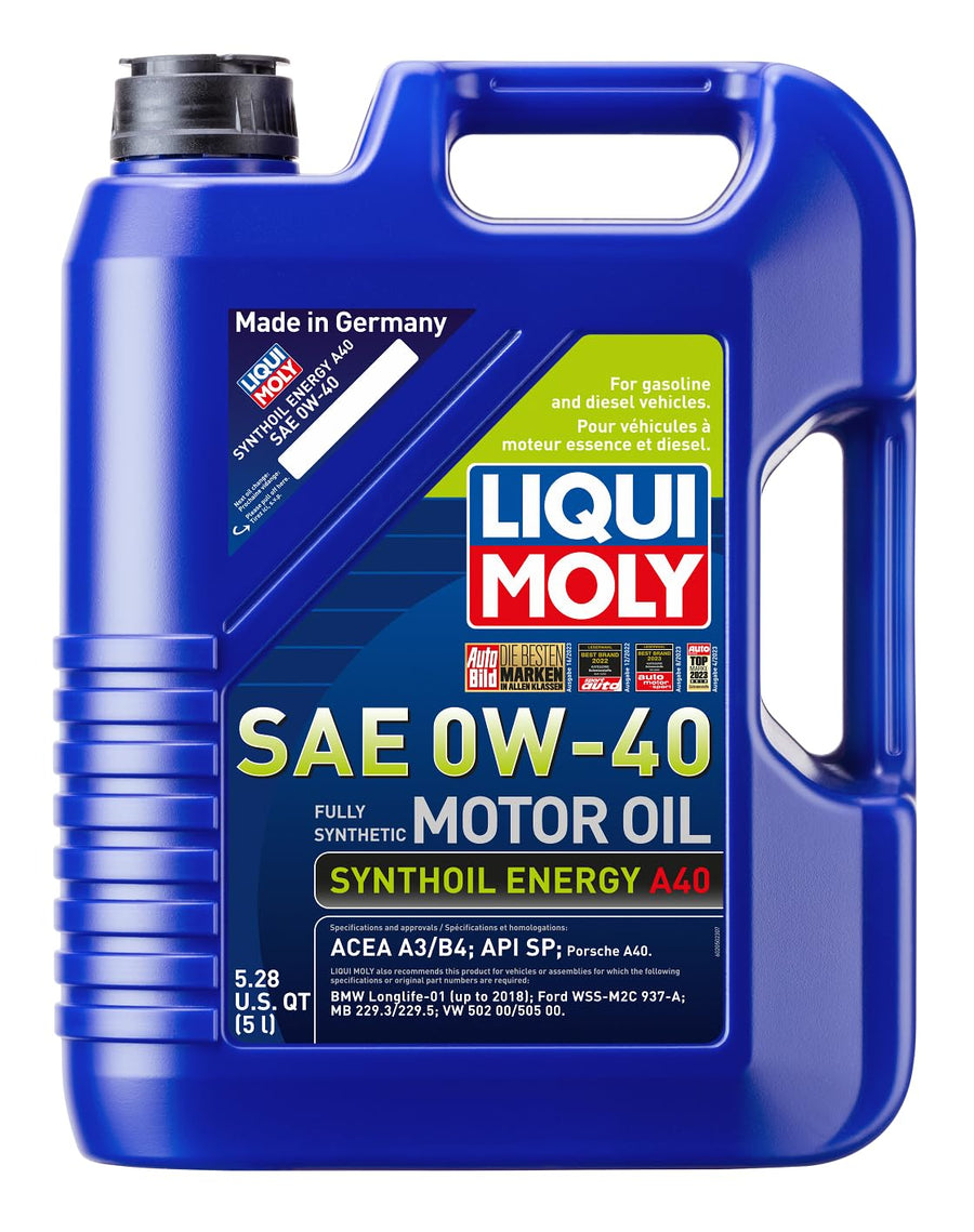 Synthoil Energy A40 SAE 0W-40 LIQUI MOLY | 5 L | Fully synthetic engine oil | SKU: 2050