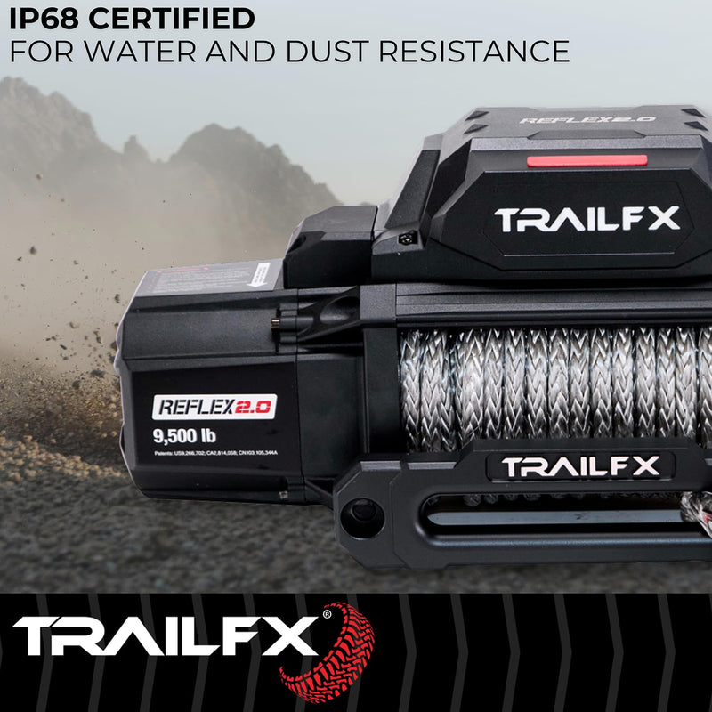 Reflex 2.0 Trailfx Winch 9.5k Synthetic