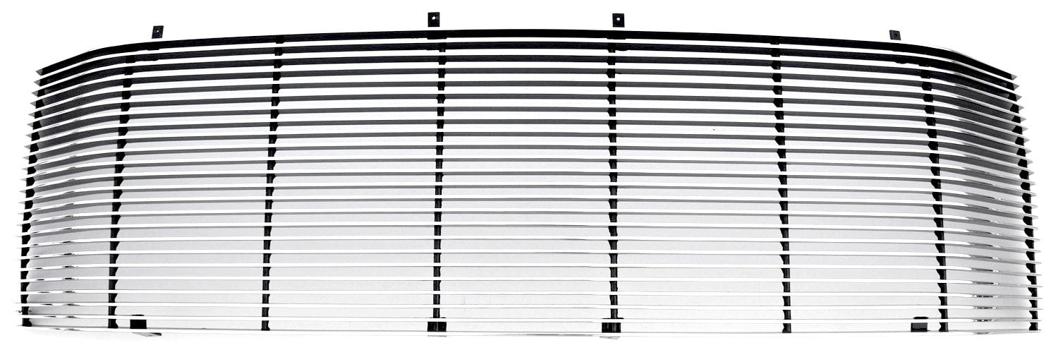 Horizontal T-Rex 20574 Aluminum Polished Finish Billet Full Face Grille Insert for Ford Super Duty