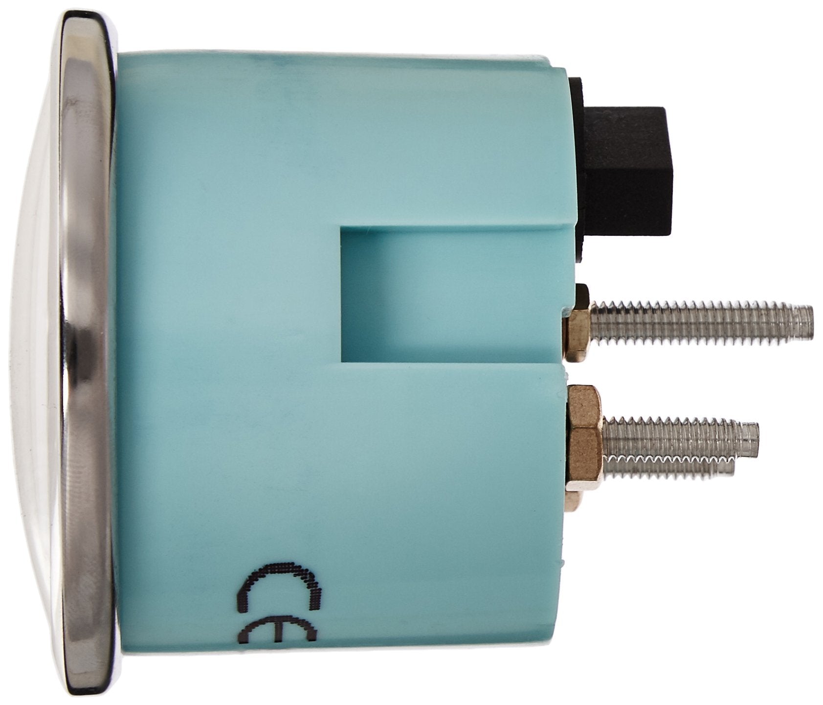 Premier Sierra International 62542P White Pro Scratch Resistant Electric Oil Pressure Gauge, 2"