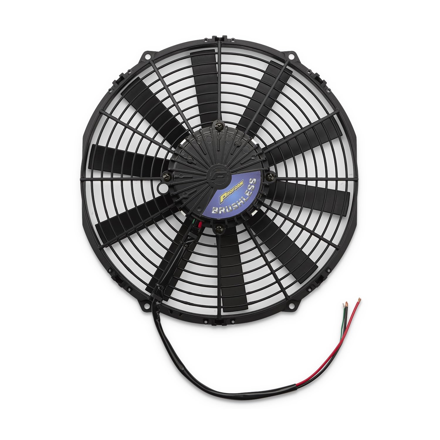 ProForm 13.5" x 12.5" x 3" Electric Cooling Fan, Plastic, 2100 CFM, 12V, 35 dB, Compatible with Radiator & Transmission Coolers