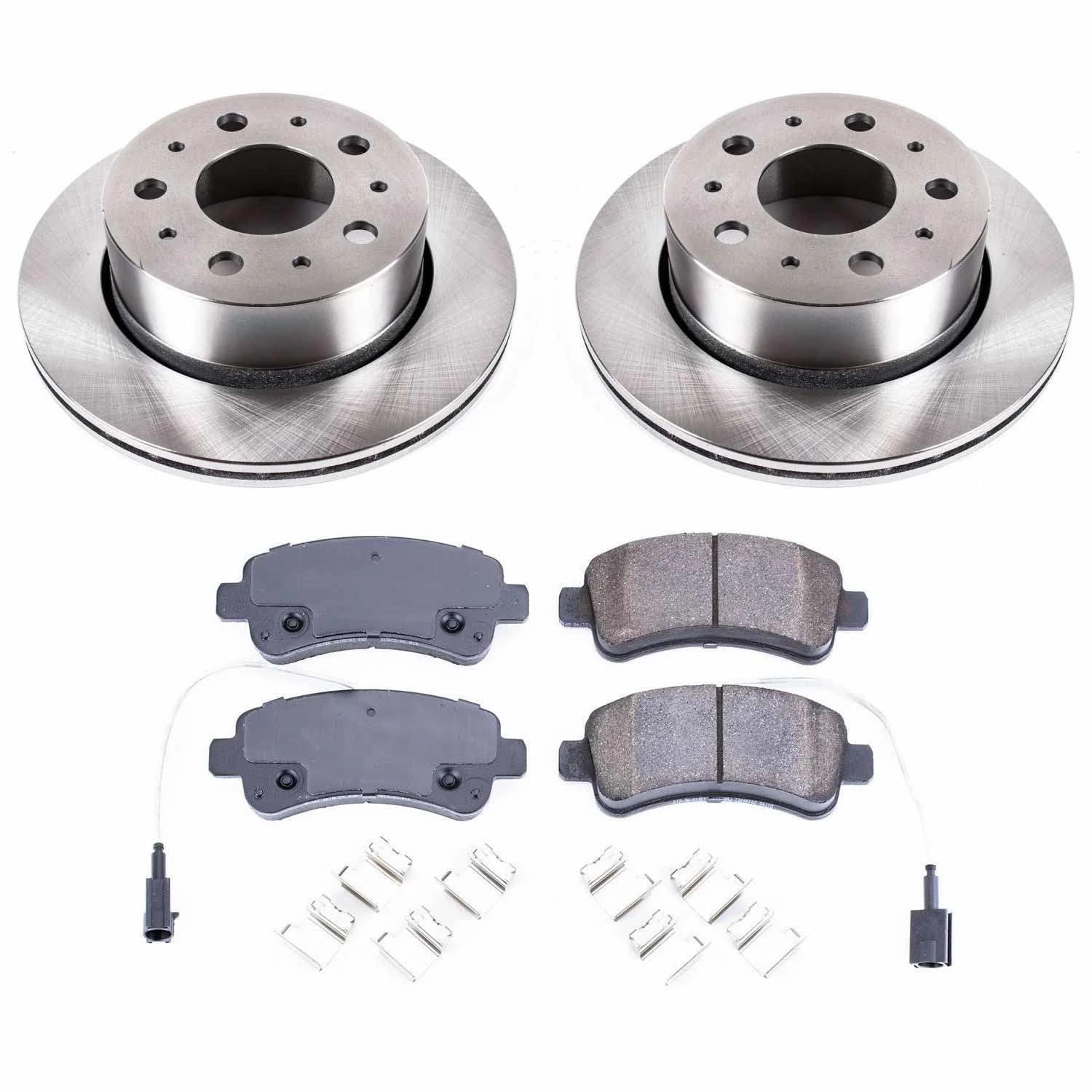Power Stop KOE7313 Rear Replacement Brake Kit-OE Brake Rotors & Ceramic Brake Pads For Ram ProMaster 1500, Ram ProMaster 2500, Ram ProMaster 3500 [Model Specific]