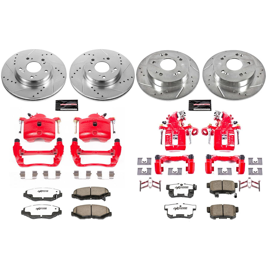 Power Stop Z26 KC6942-26 Front & Rear Brake Kit Acura For Acura ILX 2013 [Model Specific]