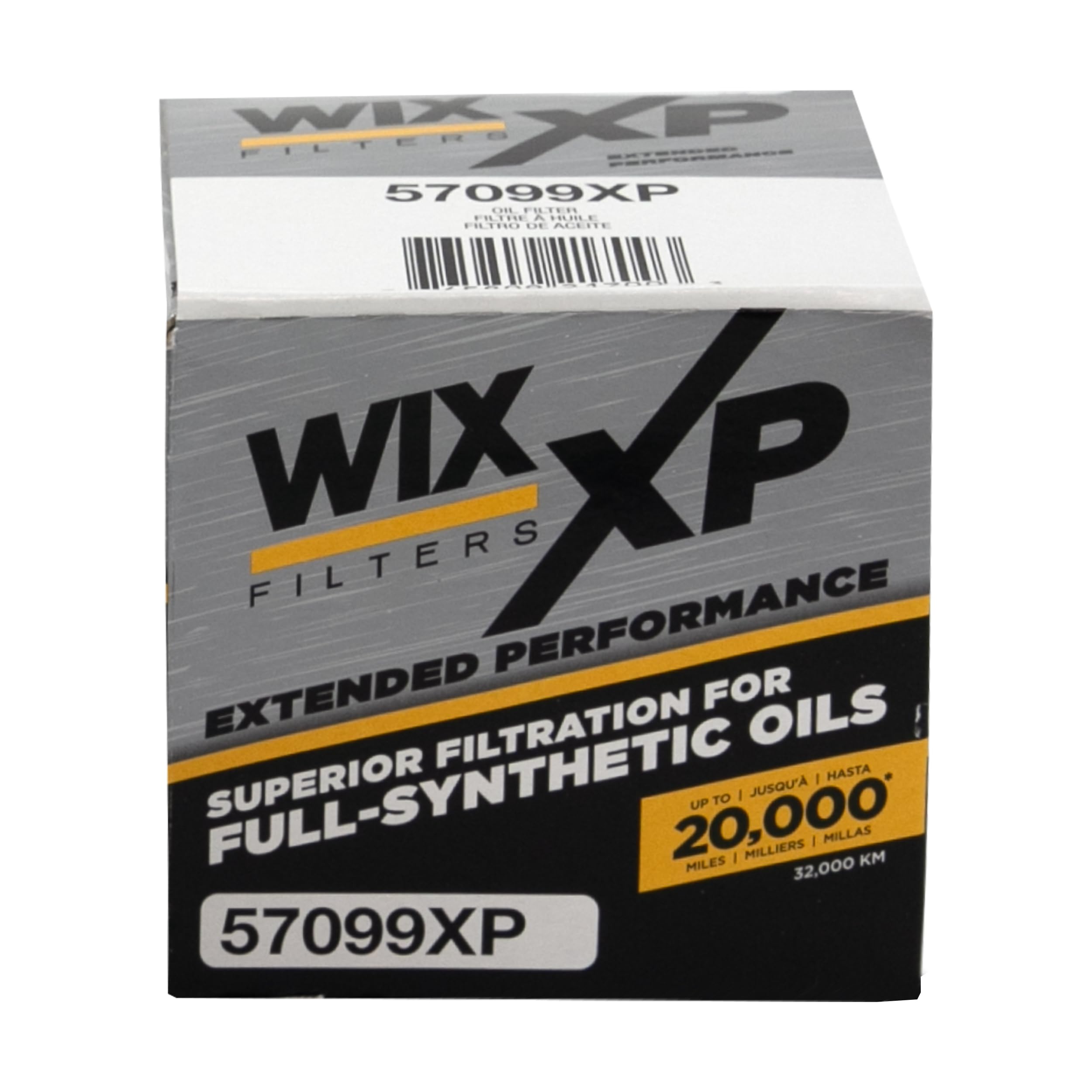 WIX XP Oil Filter Replacement 57099XP, Built for Synthetic Oil - Compatible With Chev/GMC Trks + Vans w/ 7.4L, 8.1L (99-12)
