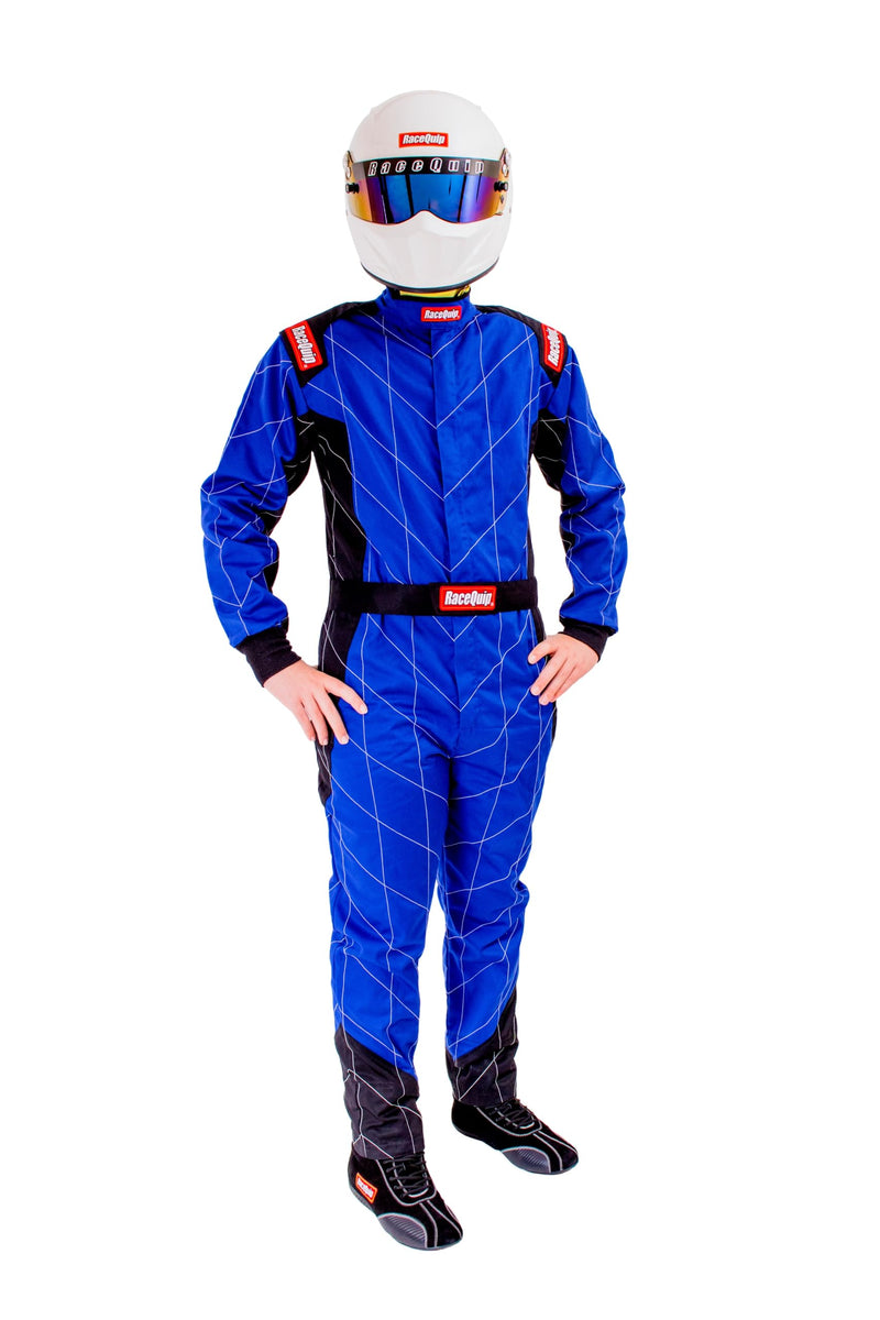Chevron-1 RaceQuip® Driving Suit - SFI 3.2A/1 - Blue - 3XL