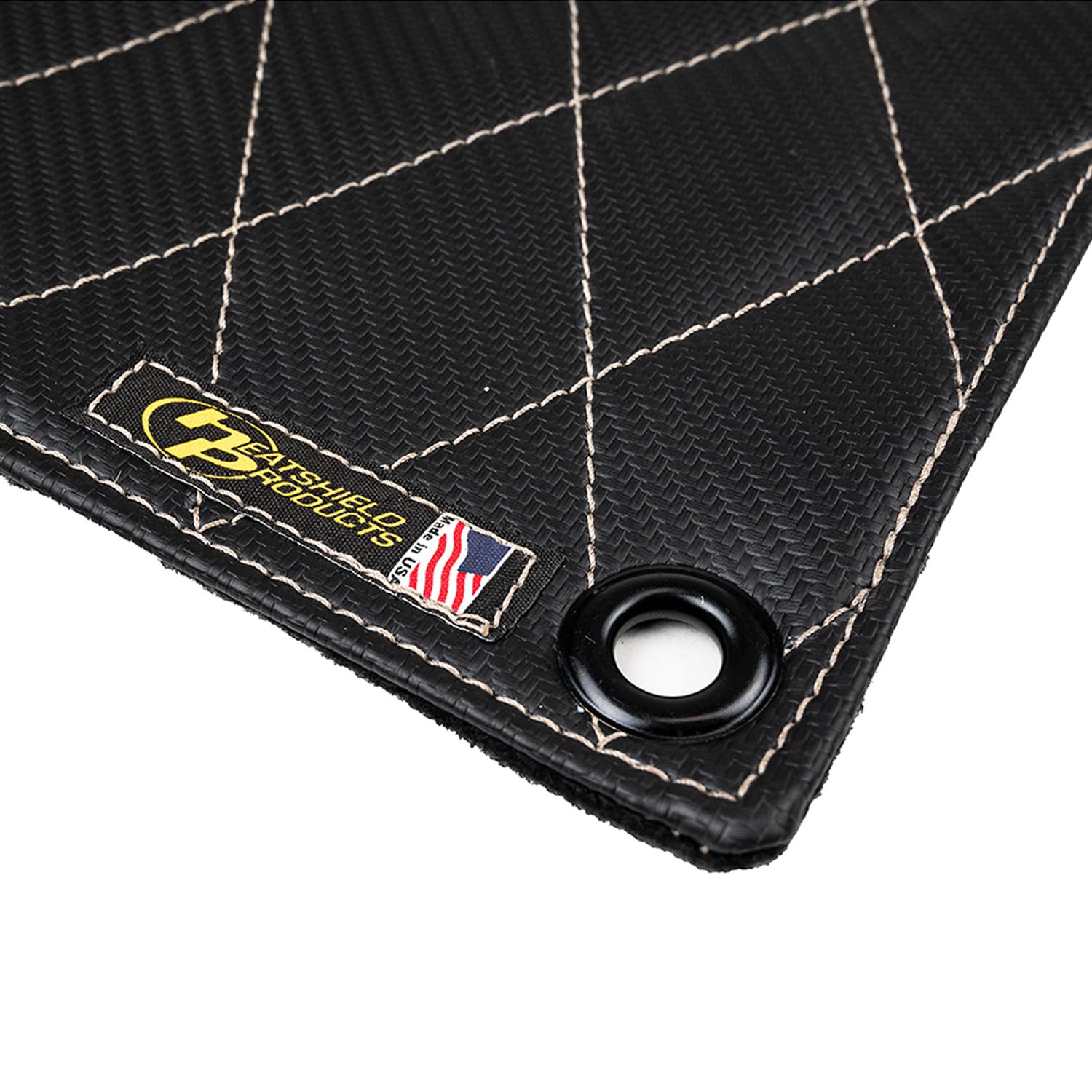 Heatshield Products 914014 Stealth Floor Shield 24in X 36in .25in Thick with Grommets Floor Mat Stealth Floor Shield 1/4in X 24in X 36in Grommets