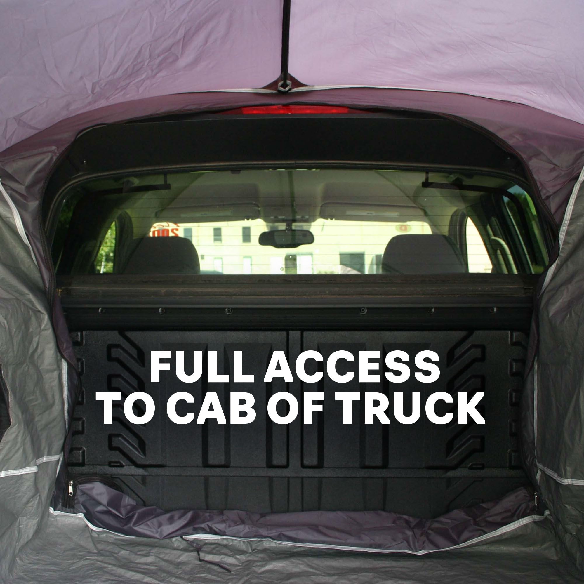 Chevy Avalanche Napier Truck Tent | Pickup Truck Bed Camping Tent | Full Rainfly for Water Protection | Sturdy and Spacious 2-Person Truck Tent | Easy 15 Minute Setup | Grey | Model 99949