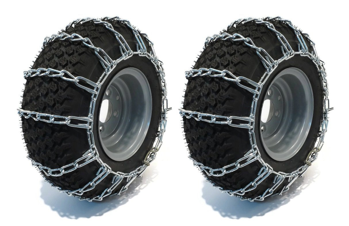 Oregon Lawn & Garden Tire Snow Chains 2-Link Spacing Size 16X650-8 & 15X600-6 Tires