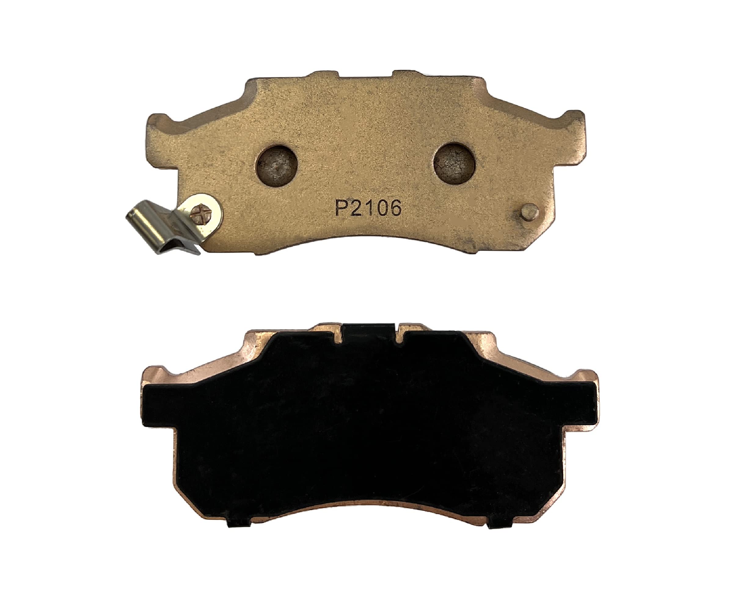 Demon Front Right Powersports Sintered Brake Pads for (2009-13) Honda Big Red, High Density Sintered Metallic Material For Better Grip, Reduced Brake Fade (See Fitment Details in Description)