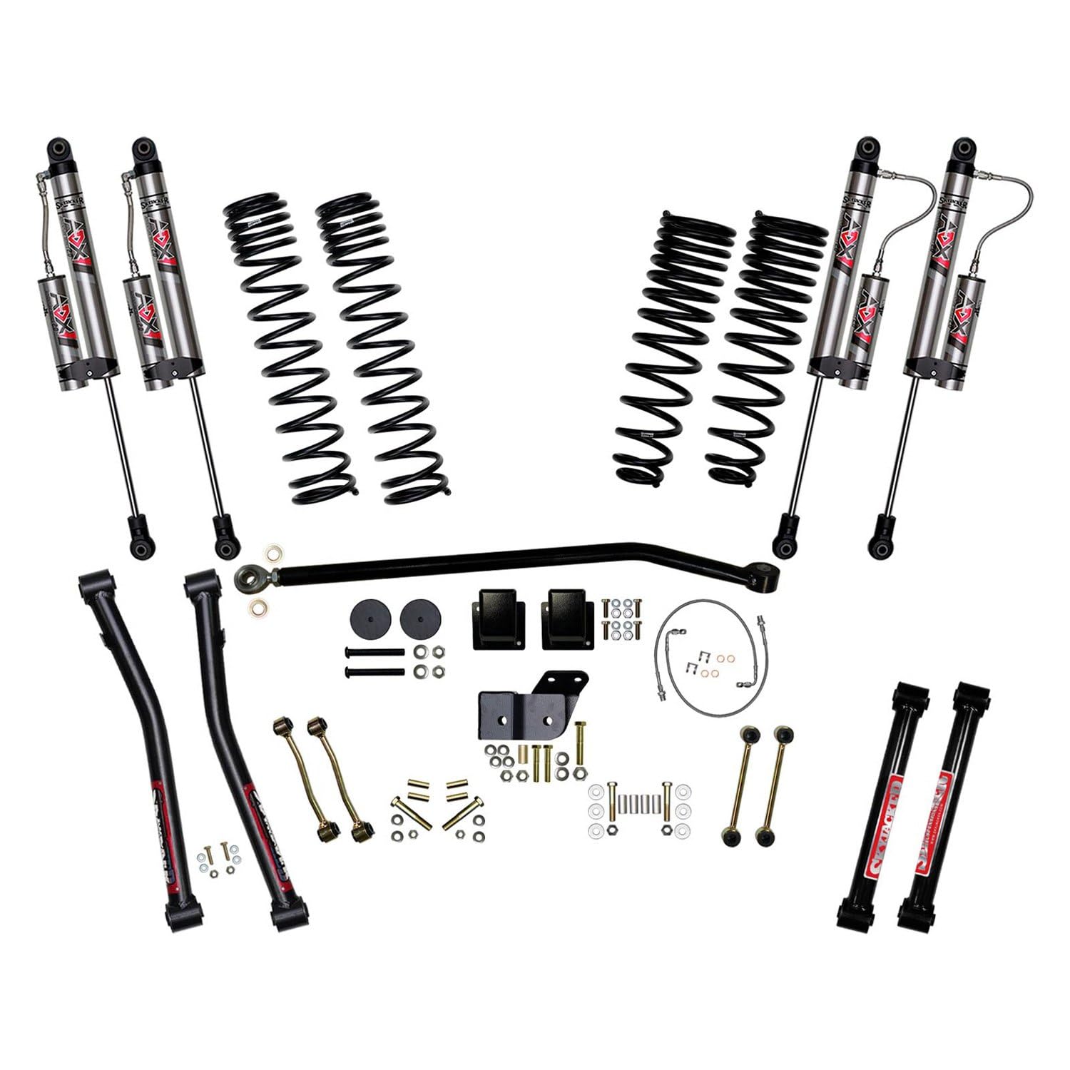 Skyjacker 4.5" Dual Rate Front And Rear Long-Travel Coil Spring Lift Kit G452KXLT