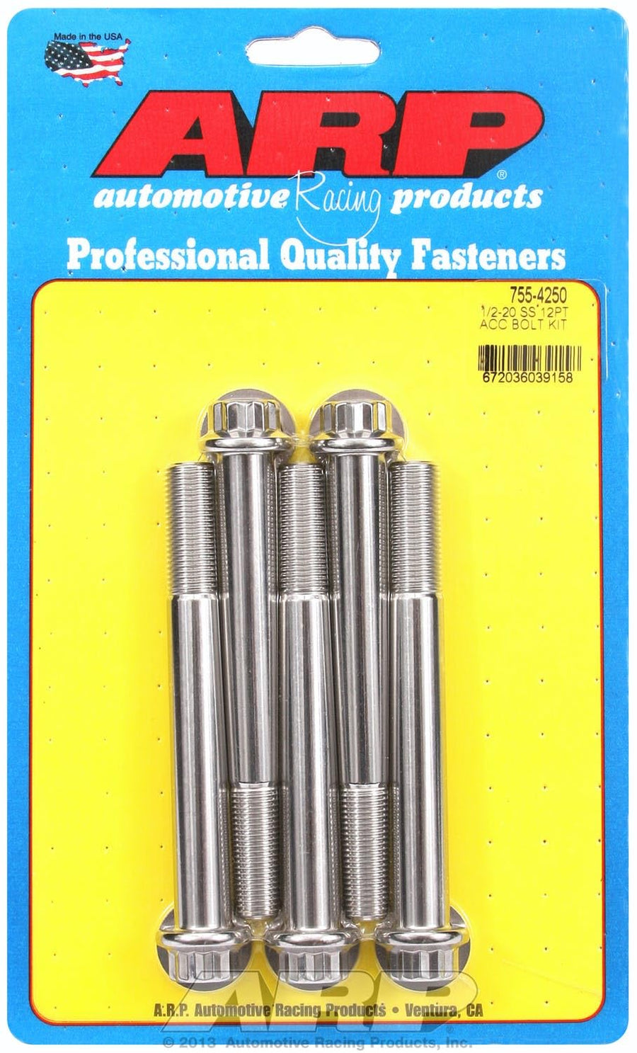 Bolt, ARP (755-4250) Stainless Steel