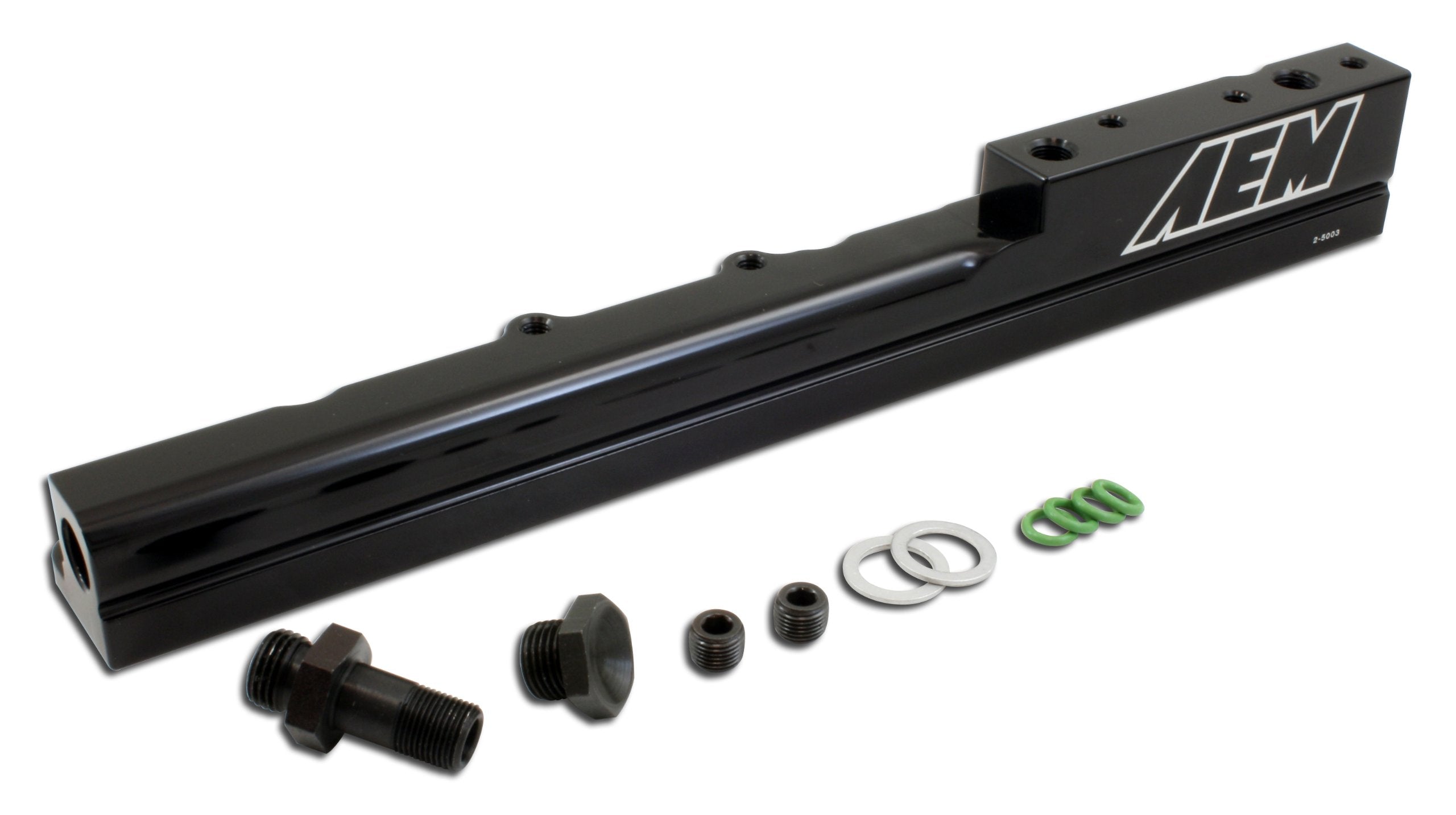 High Volume AEM 25-103BK Black Fuel Rail