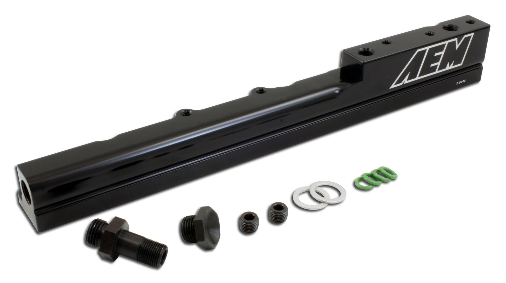 High Volume AEM 25-103BK Black Fuel Rail