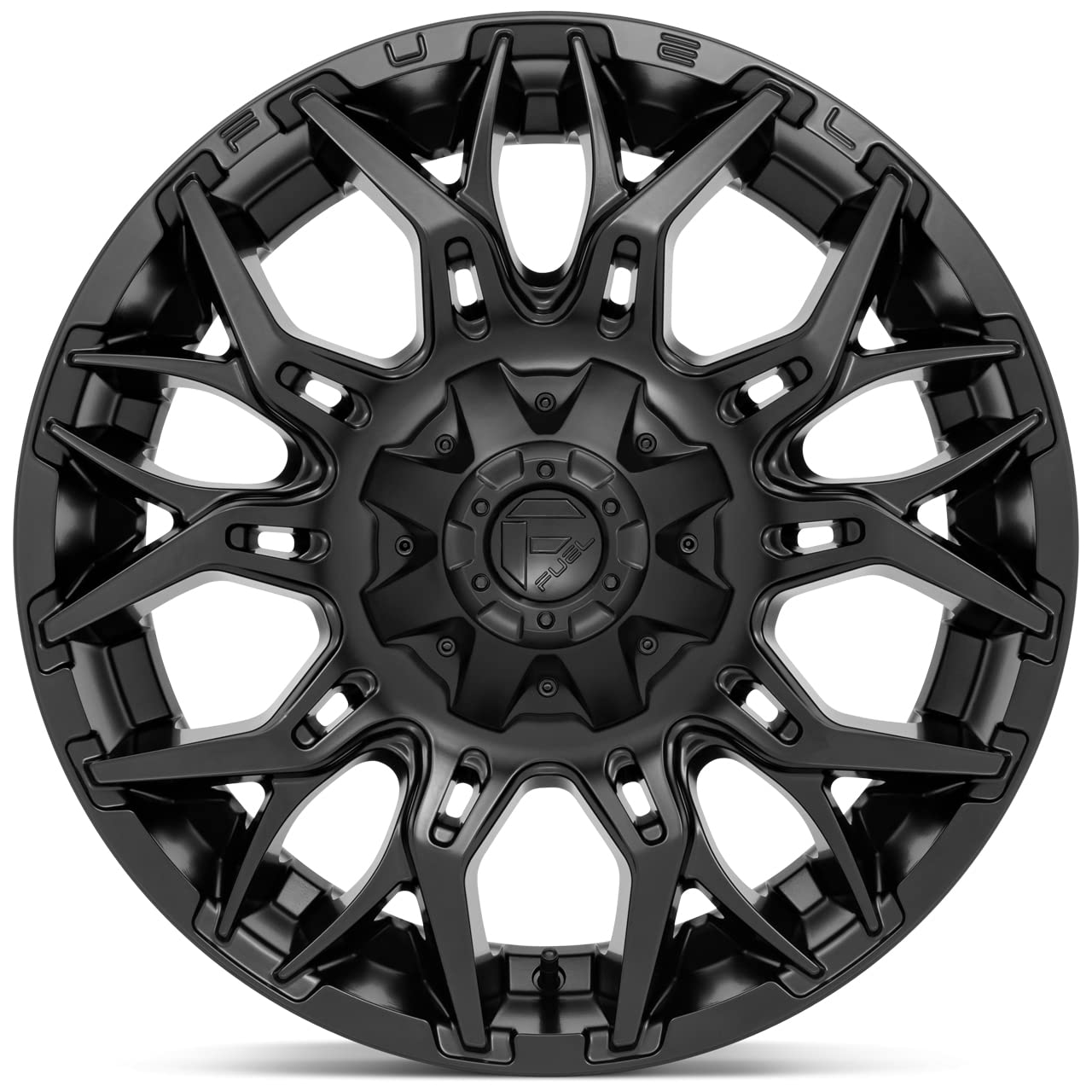 D772 TWITCH FUEL OFF-ROAD 20X10, 6X135/5.5, 4.79, -18mm BLACKOUT - D77220009847