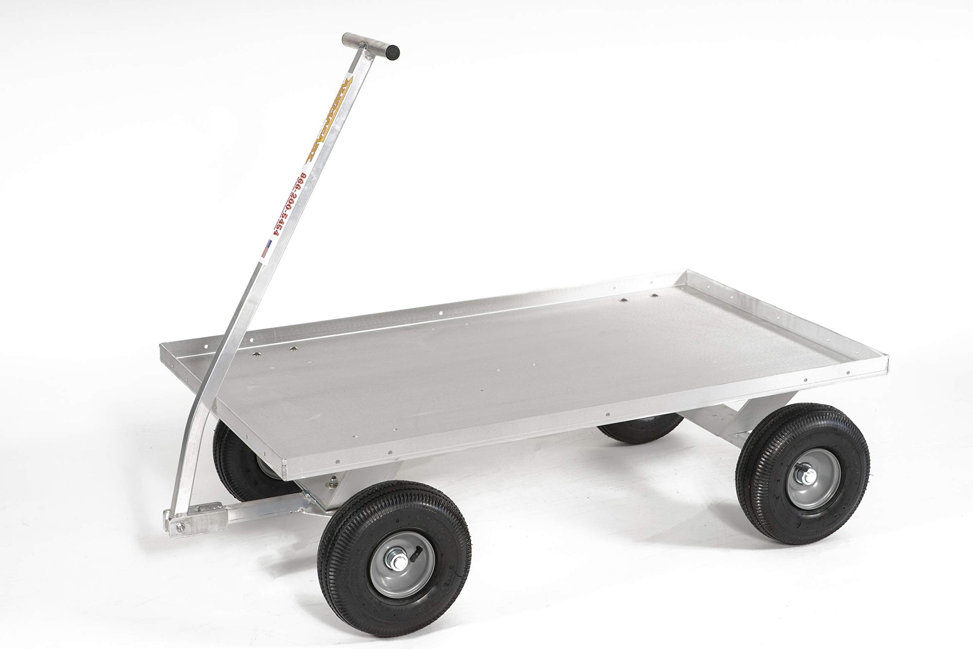 Commercial Grade Aluminum Pull Wagon-Lightweight-No Rust-Made in USA
