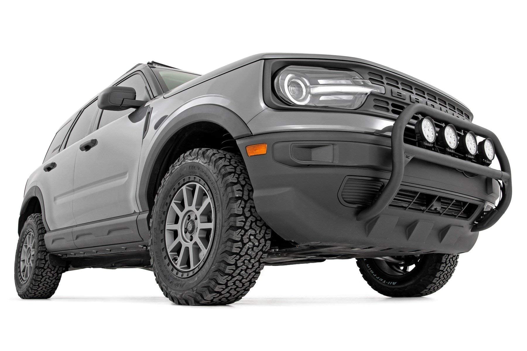 Rough Country LED Nudge Bar w/Chrome Series for 21-24 Ford Bronco Sport - 51043