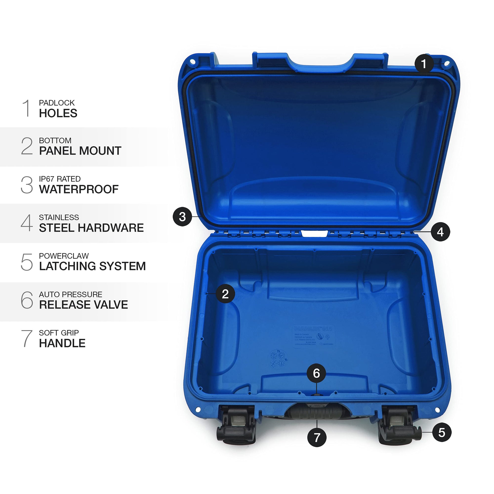 Blue Nanuk 915 Waterproof Hard Case (915-0008)