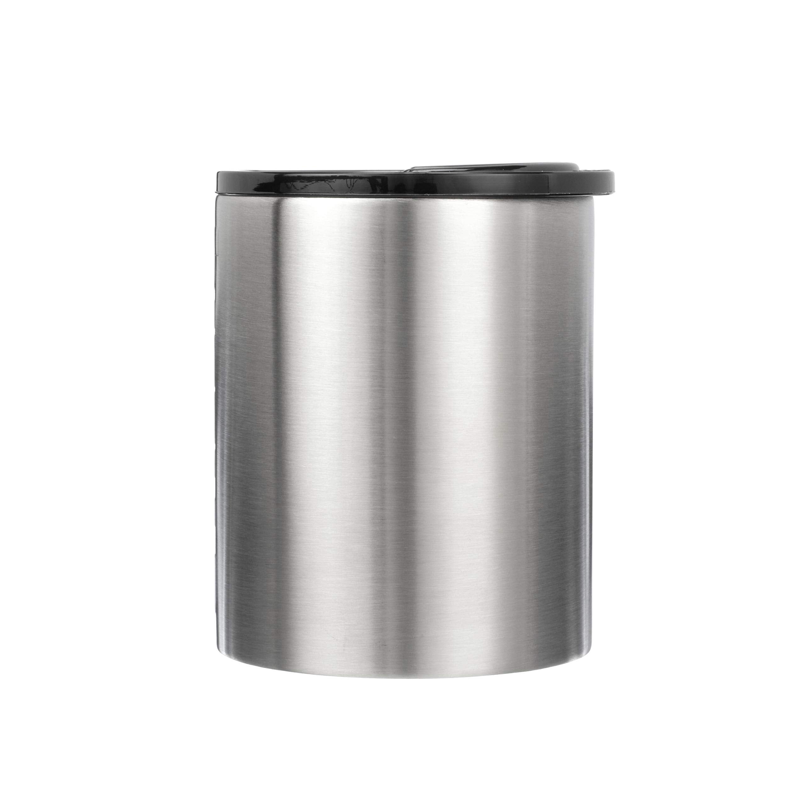11 oz Grizzly Grip Rocks Cup, Stainless Steel, Vacuum Insulated with TwistTop Lid, Brushed