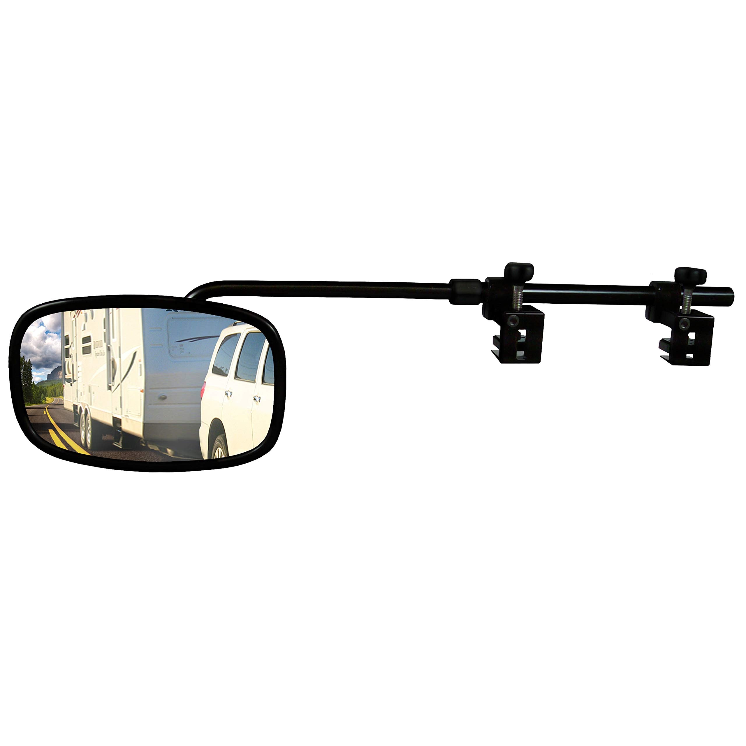 Universal CIPA USA Bar Towing Mirror Kit, black