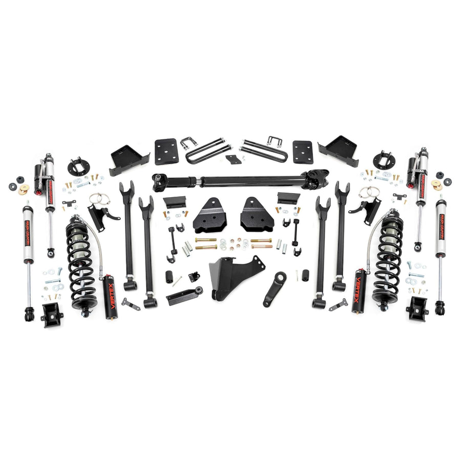 6" Rough Country Coilover Lift Kit for 17-22 Ford Super Duty | 4 Link - 50759