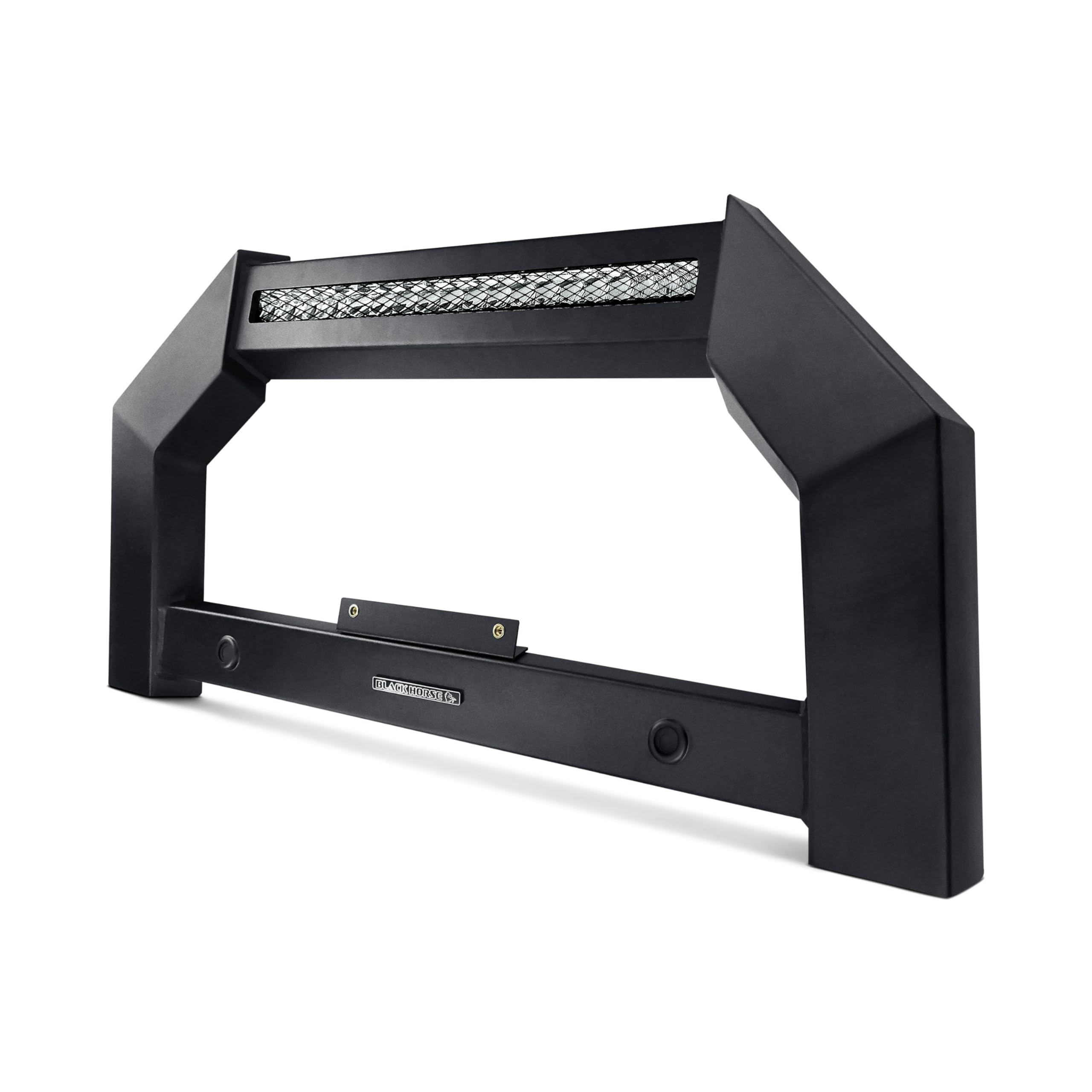 Armour Bull Bar Black Horse Off Road No Skid Plate Matte Black Compatible with 2022-2024 Toyota Tundra-AB-TO22