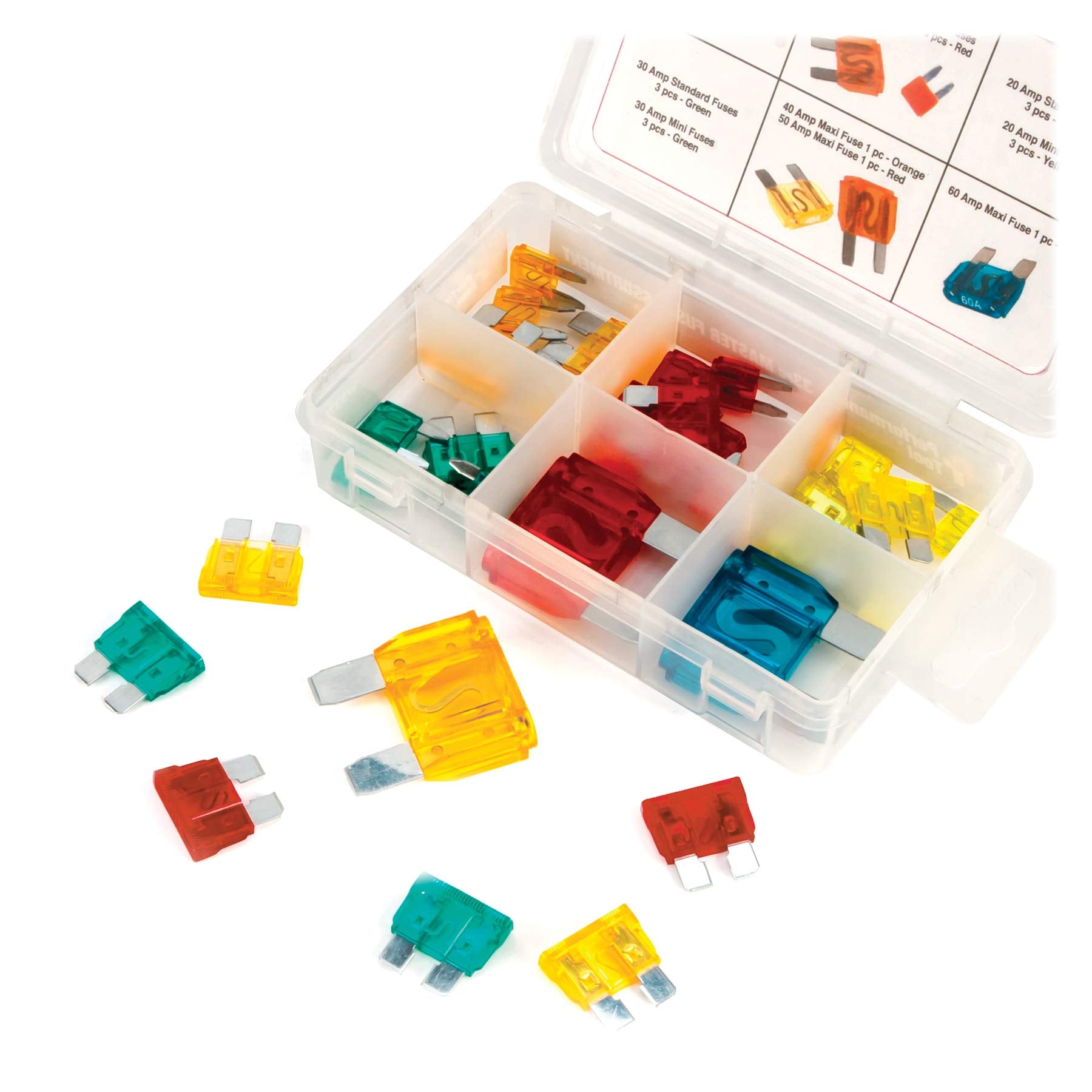 W5370 Performance Tool 33-Piece Master Fuse Assortment , black