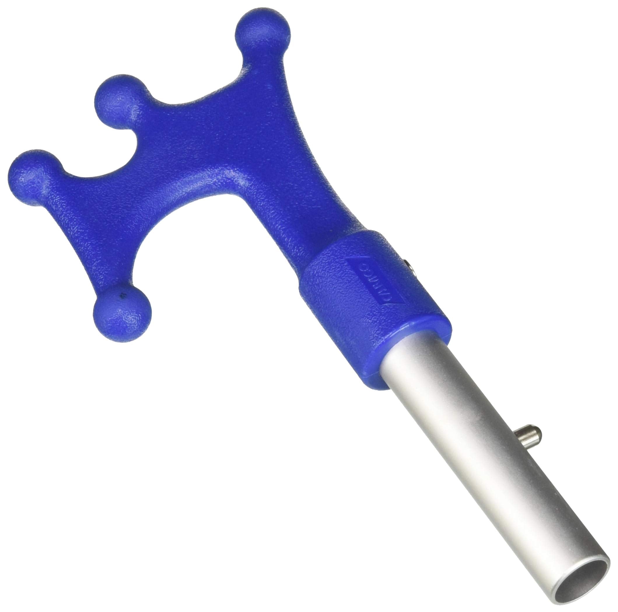 Boat Hook Camco Attachment | Features a Centered Push-Off | Compatible with All Handles & Most Other Brands (41940), Blue