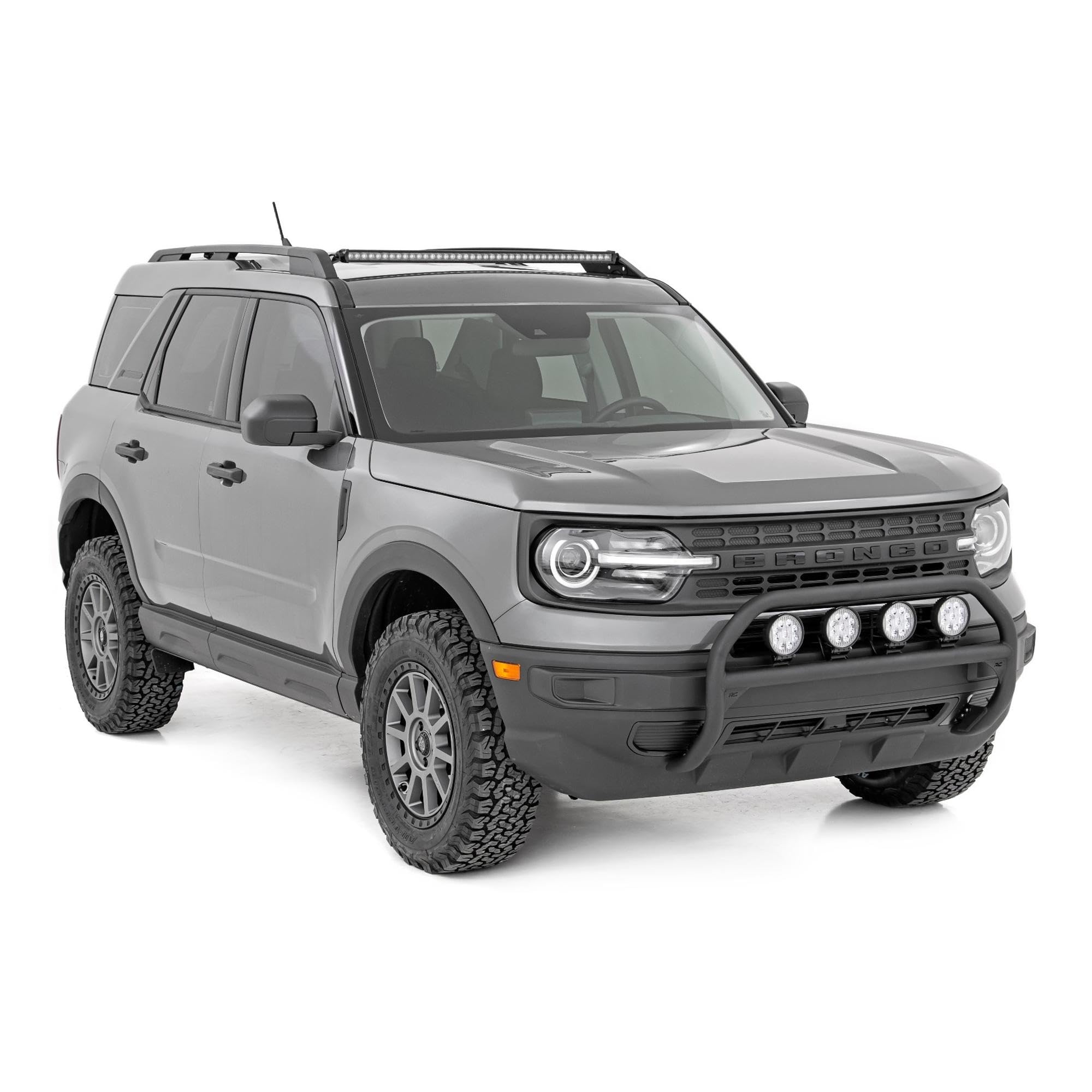 40" Rough Country LED Light Bar for Ford Bronco Sport (2021-2025) - Roof Mount, 210W Spectrum Series LED, 18,900 Lumen, Combo Spot & Flood Beam