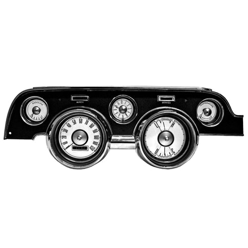 Gauge Face Plates Scott Drake - 67-68 White (C7ZZ-10890-W)