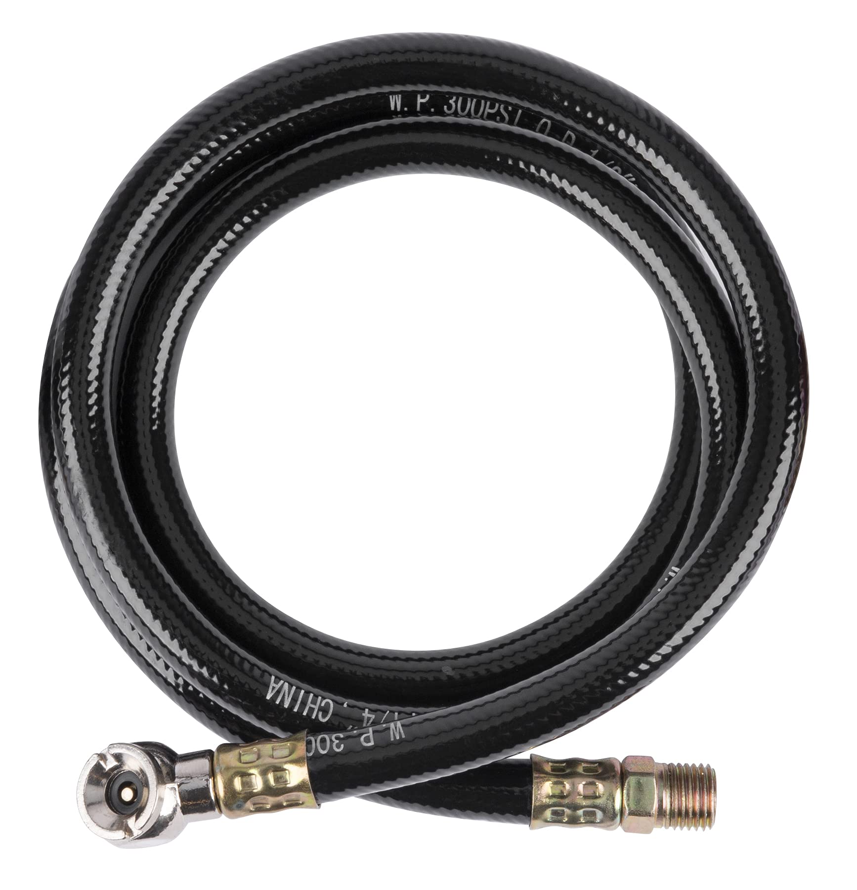 W10057 Performance Tool Lightweight PVC Air Hose, Kink and Abrasion Resistant, Weather Resistant, 300 PSI Working Pressure, 1/4-Inch NPTM Thread