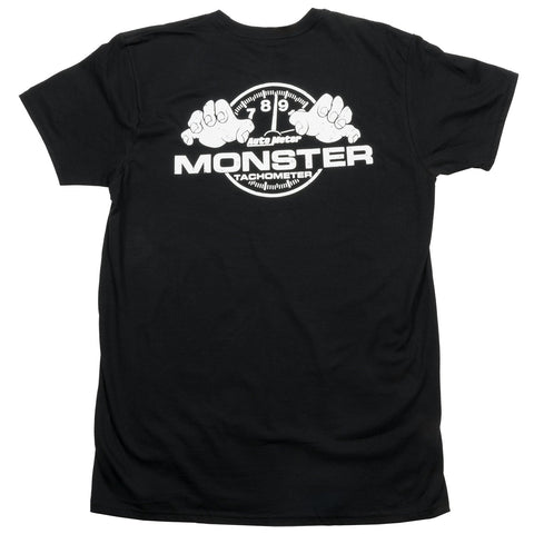 T-Shirt AutoMeter 0424L, Black, Adult Large, Monster'