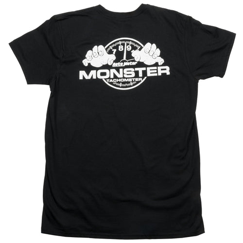 T-Shirt AutoMeter 0424L, Black, Adult Large, Monster'