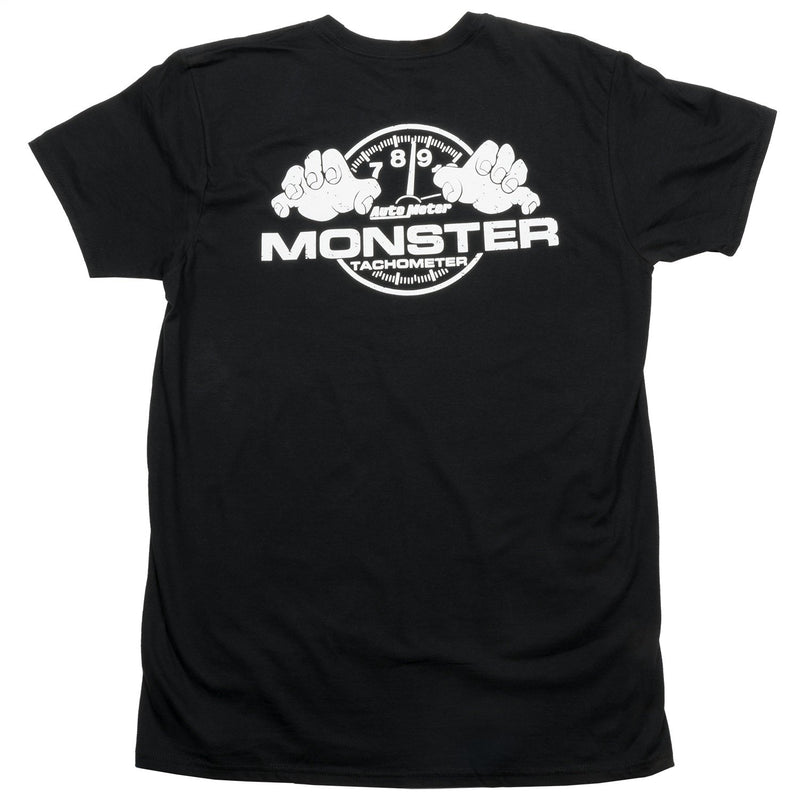 XXLarge AutoMeter 0424 T-Shirt, Black, Monster'