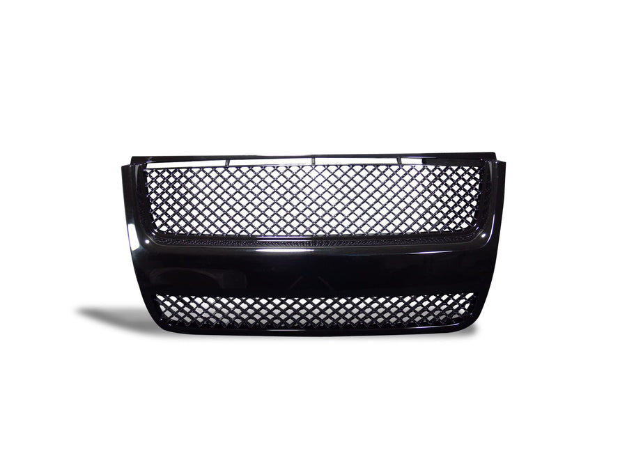 7148147 Armordillo USA Mesh Front Hood Grille - Gloss Black Fits 2007-2010 Ford Explorer Sport Trac
