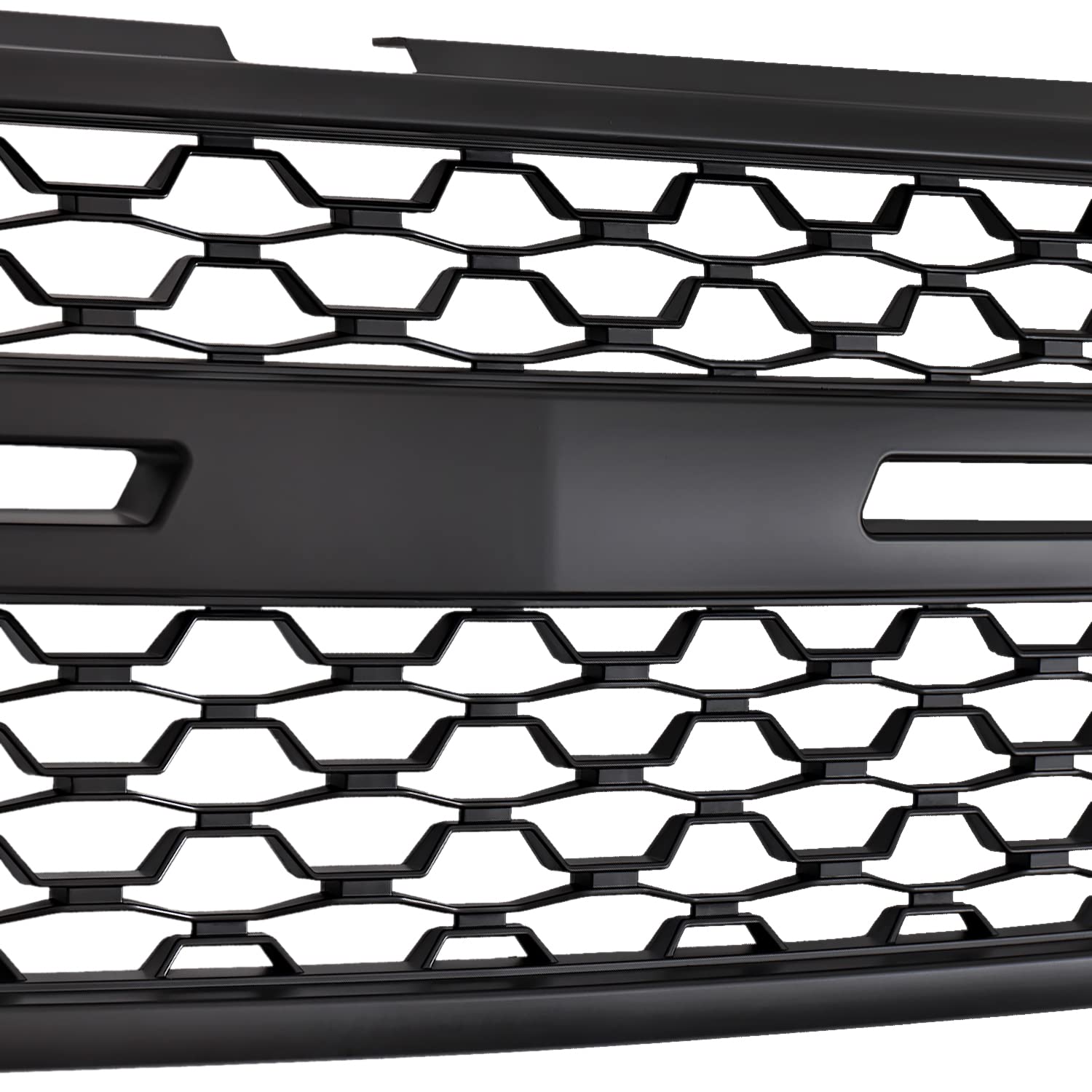 Matte Black Honeycomb Front Bumper Grille Spec-D Tuning Compatible with 2005-2007 Chevy Silverado 2500HD 3500HD Pickup Truck