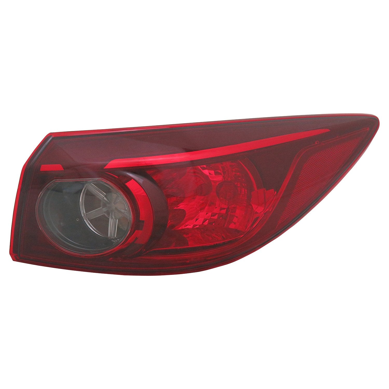 Right TYC Tail Light Assembly Compatible with 2014-2015 Mazda Mazda3