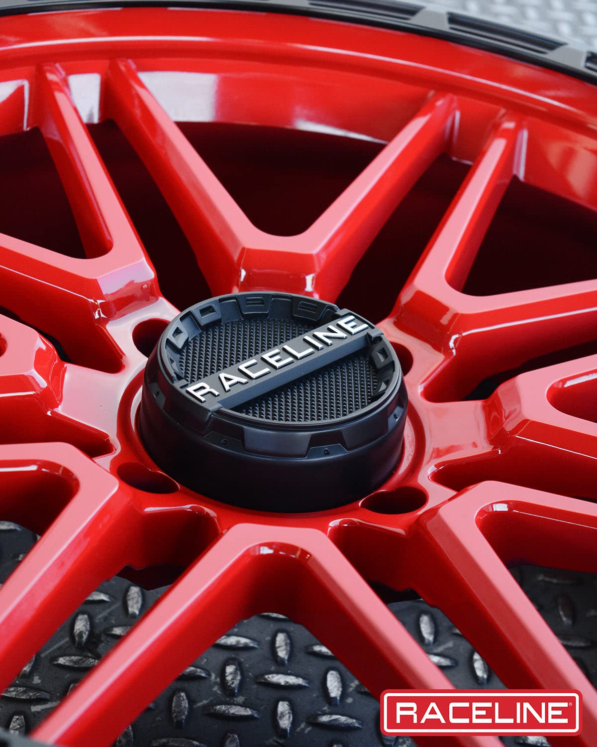 Raceline A11R KRANK XL UTV/ATV Wheel Red/Black 18x7" 4x137", 0 mm offset/(4"B/S)