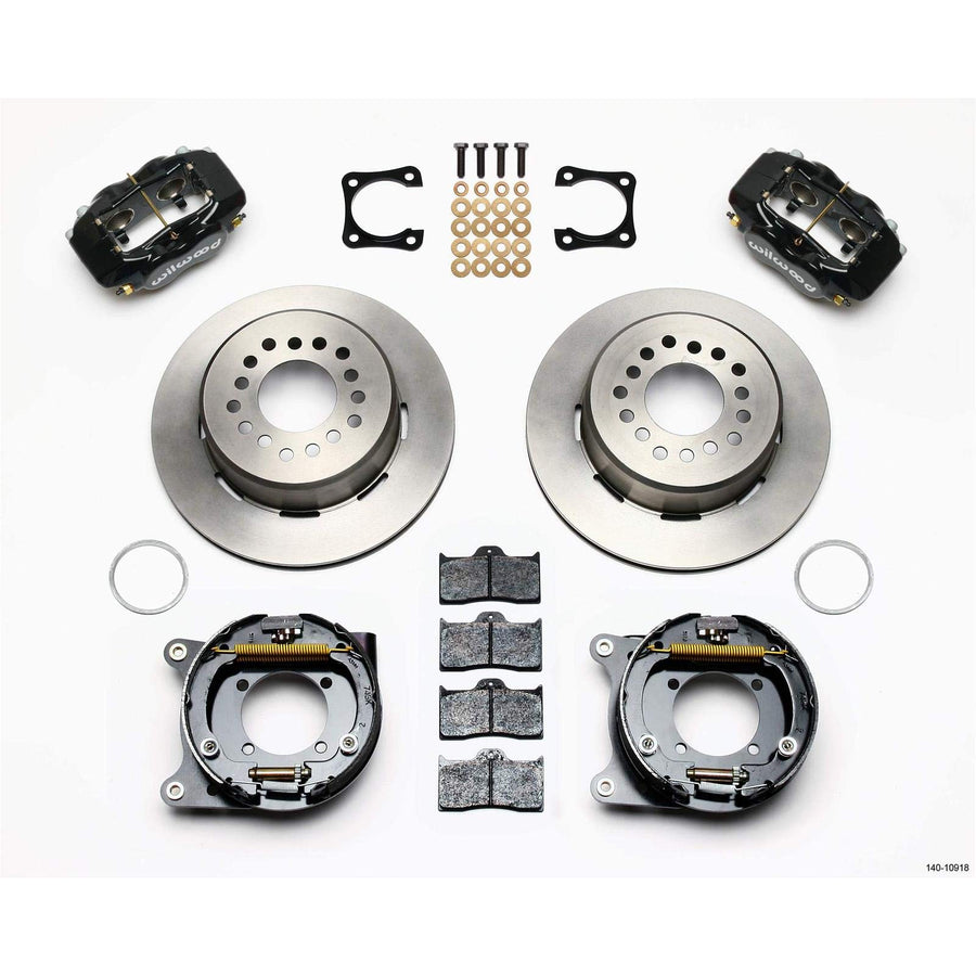 P/S Park Brake Kit, FDLI Drilled, Red