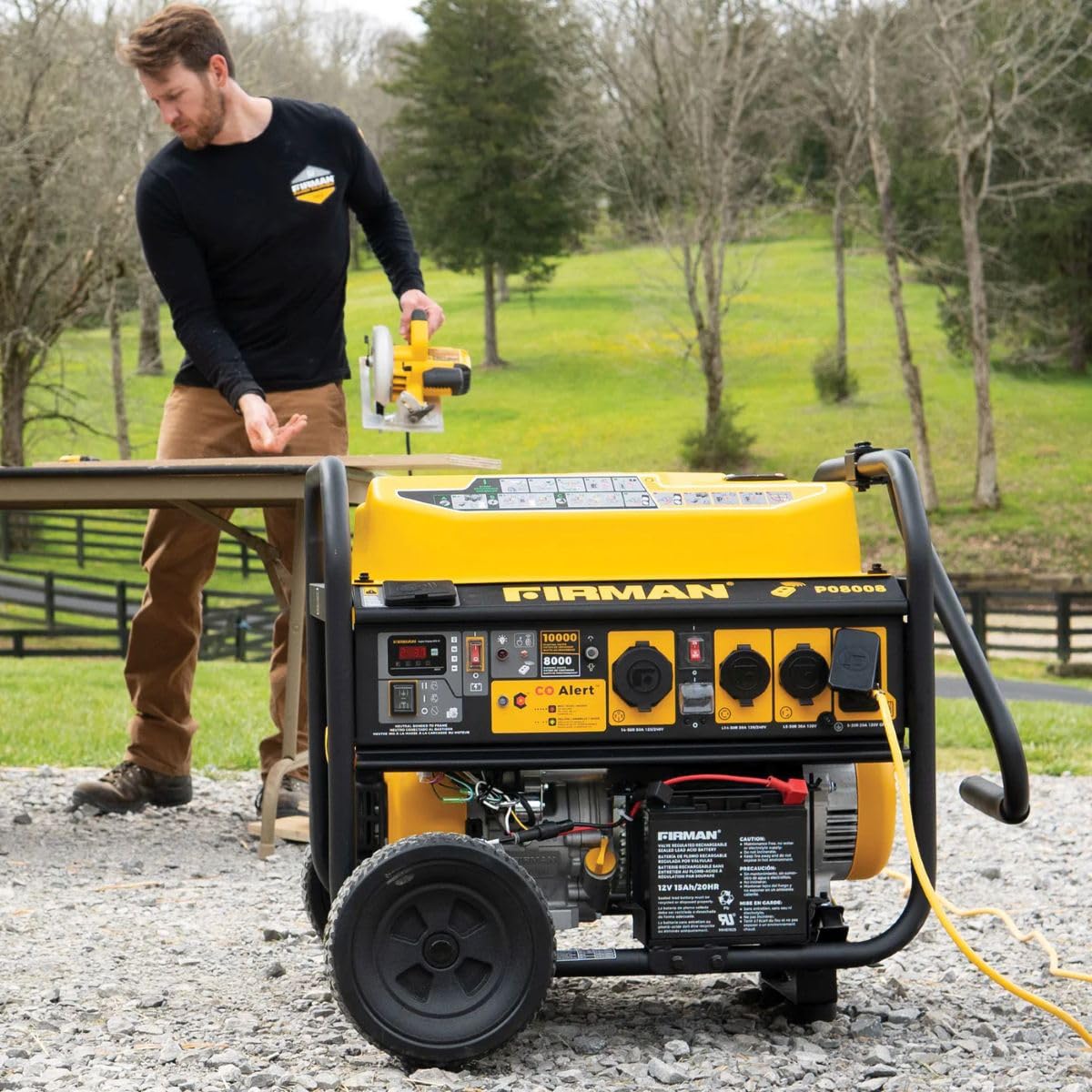 10000W FIRMAN P08008 Remote Generator - Quantity 1