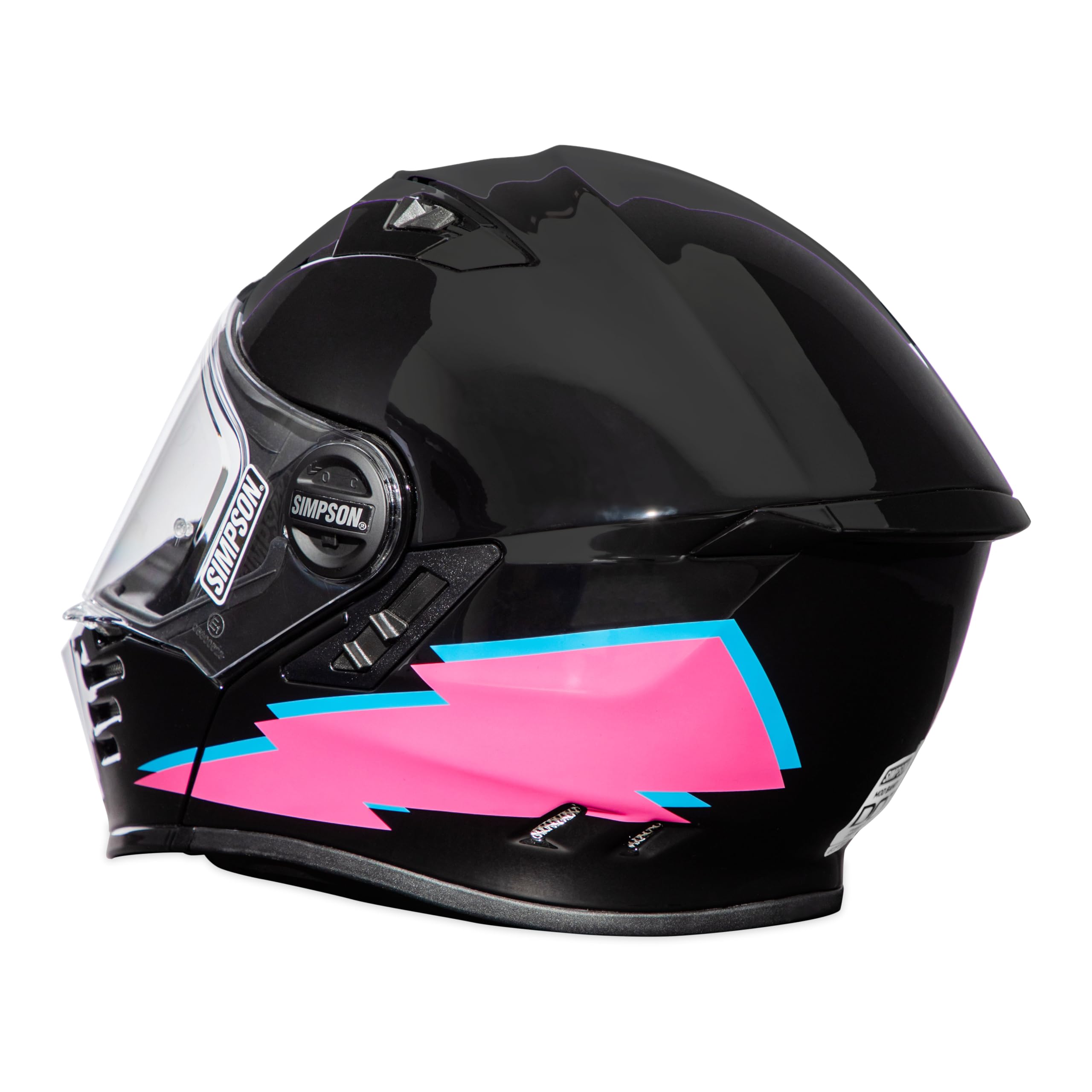 Simpson Motorcycle Mod Bandit Limited Edition Radical US Helmet - Chin Bar